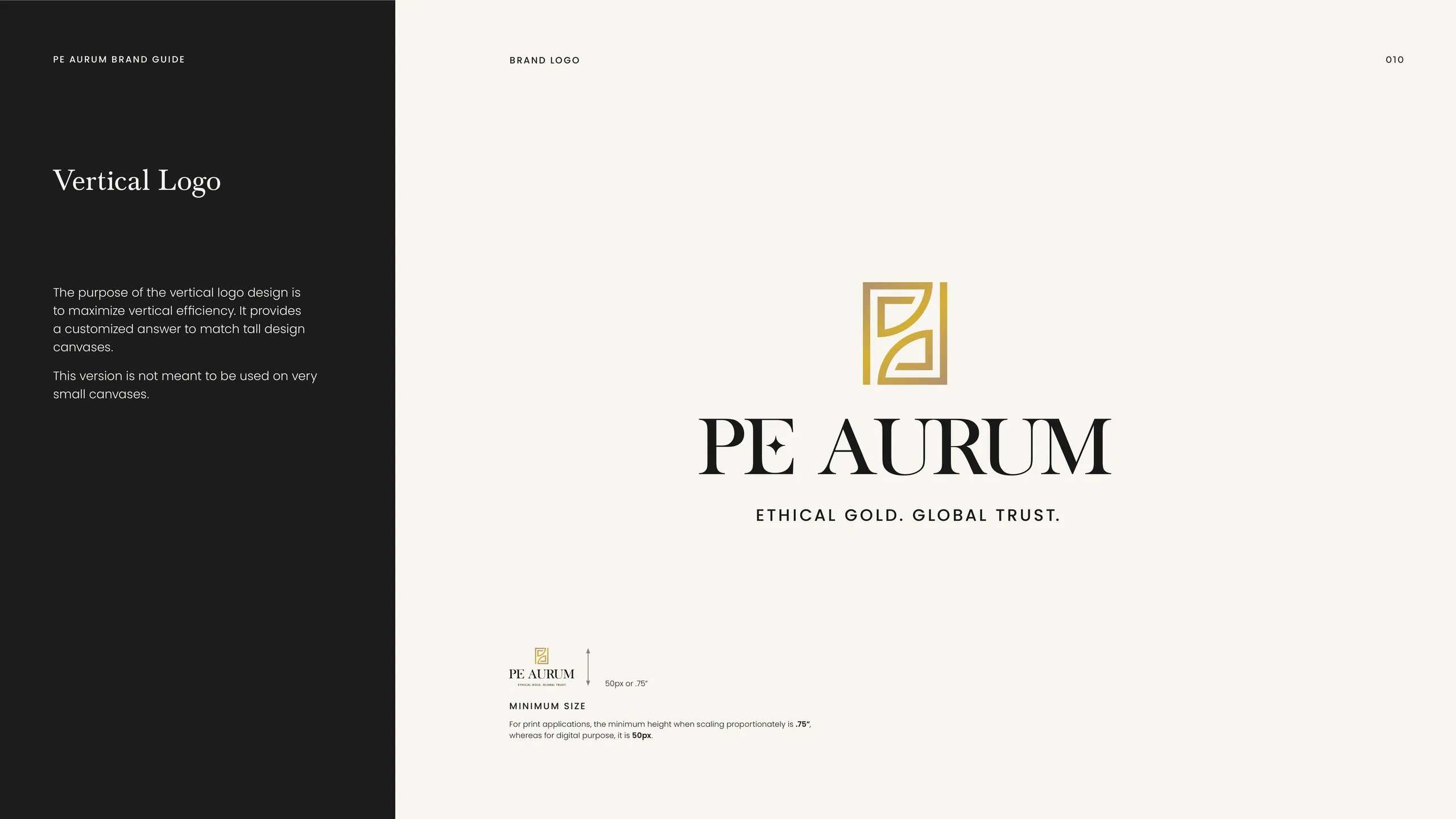 PE Aurum brand identity 3